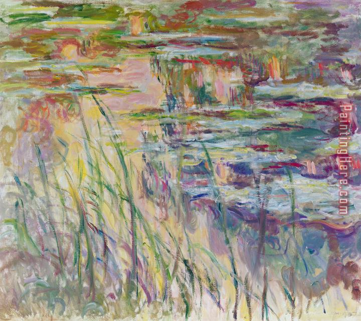 Claude Monet Reflections On The Water